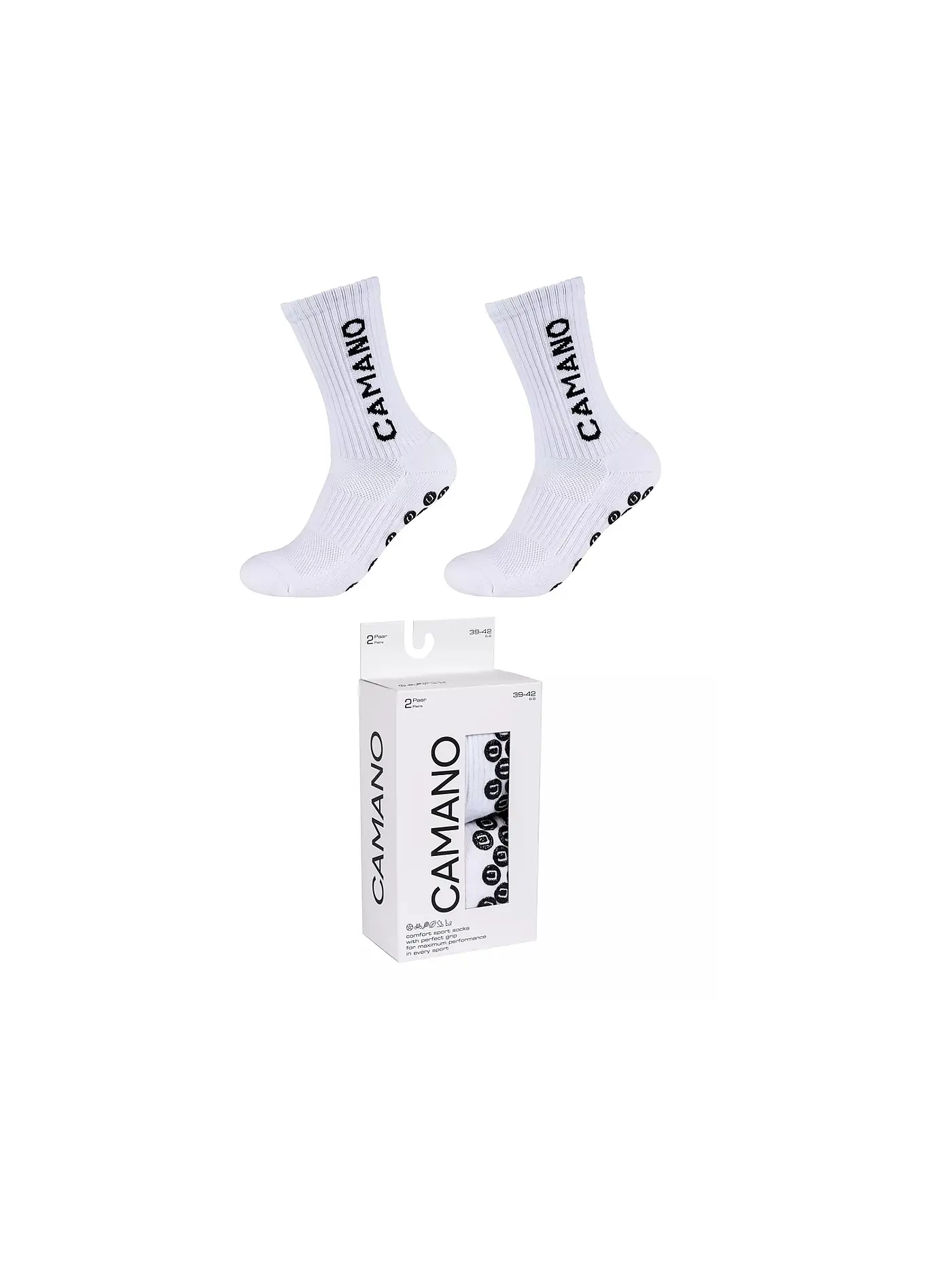 CAMANO | Freizeitsocken ABS Organic Grip Allrounder | 